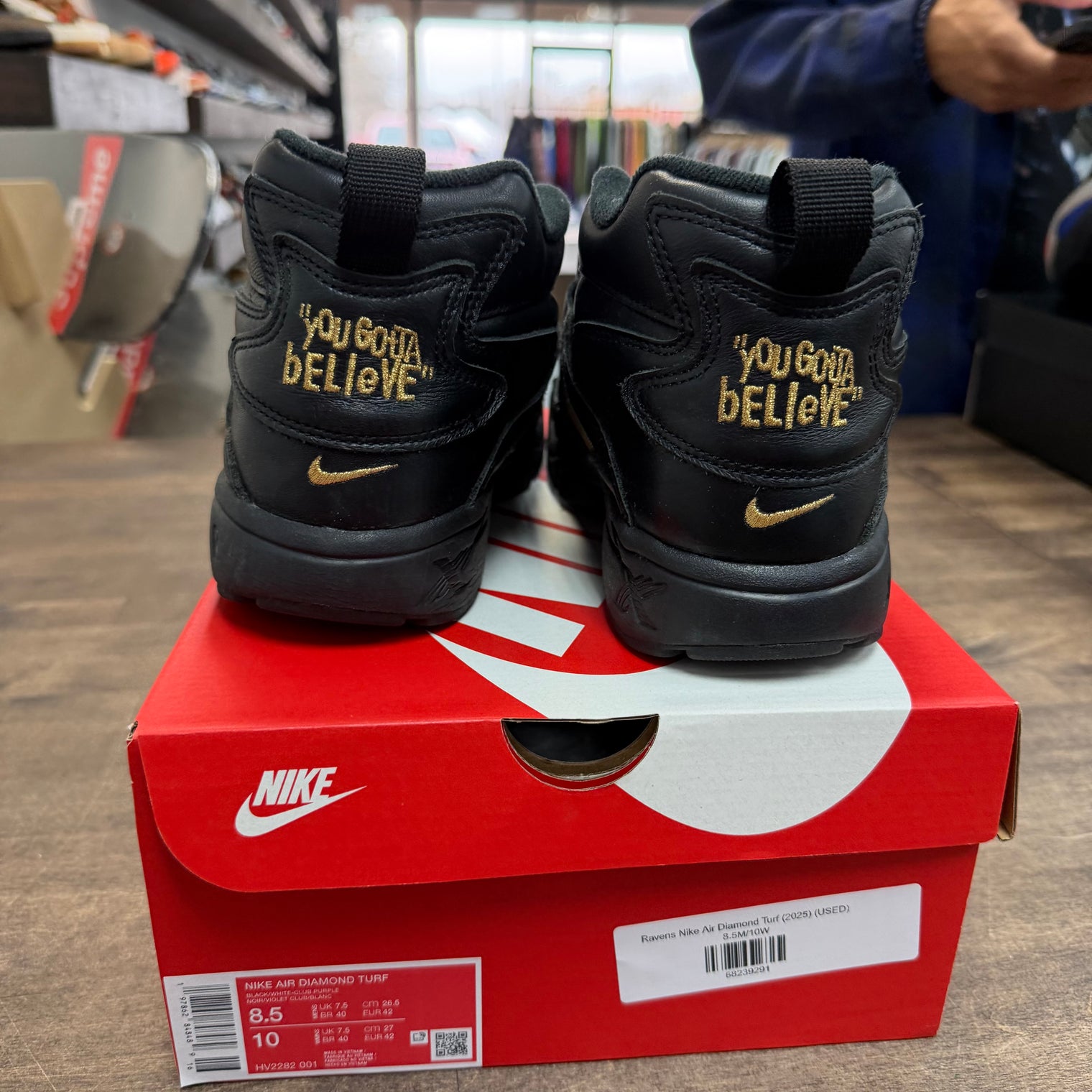 Ravens Nike Air Diamond Turf (2025) (USED)