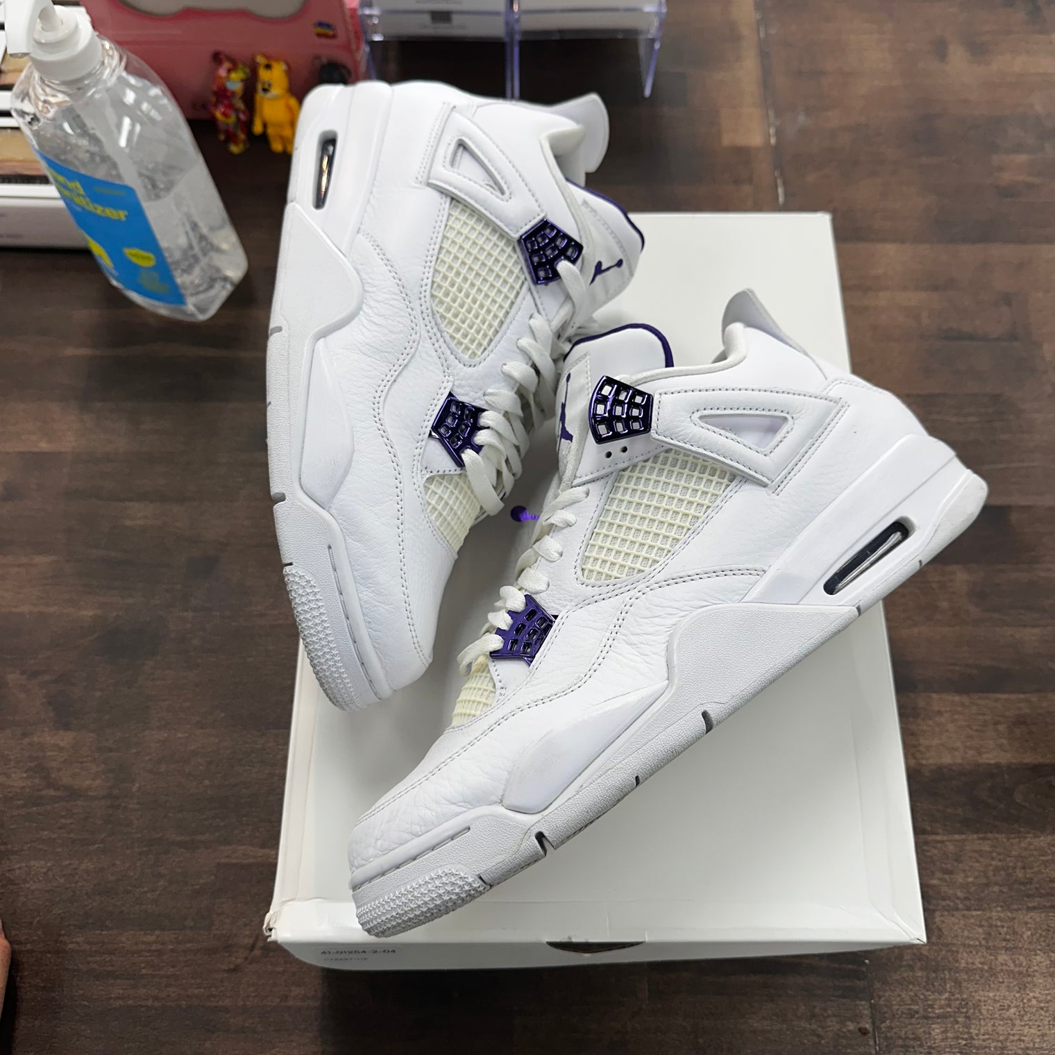 Purple Metallic Jordan 4 (USED)