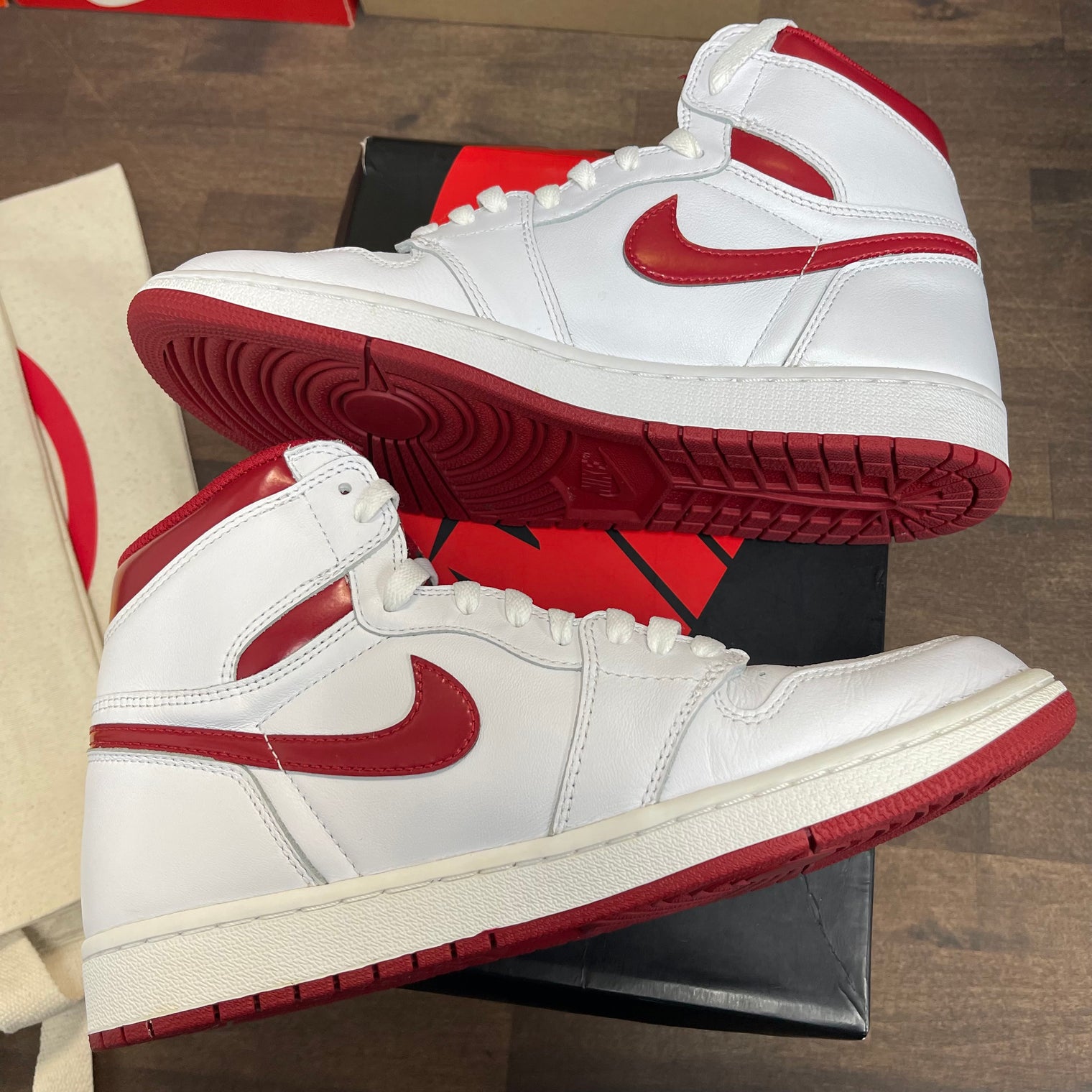 Metallic Red Jordan 1 High (USED)
