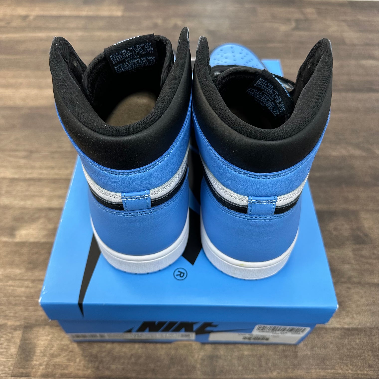 UNC Toe Jordan 1 High (USED)