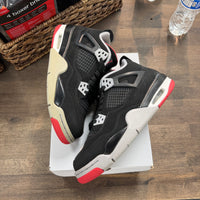 Bred Jordan 4 (2019) (GS) (USED, No Box)