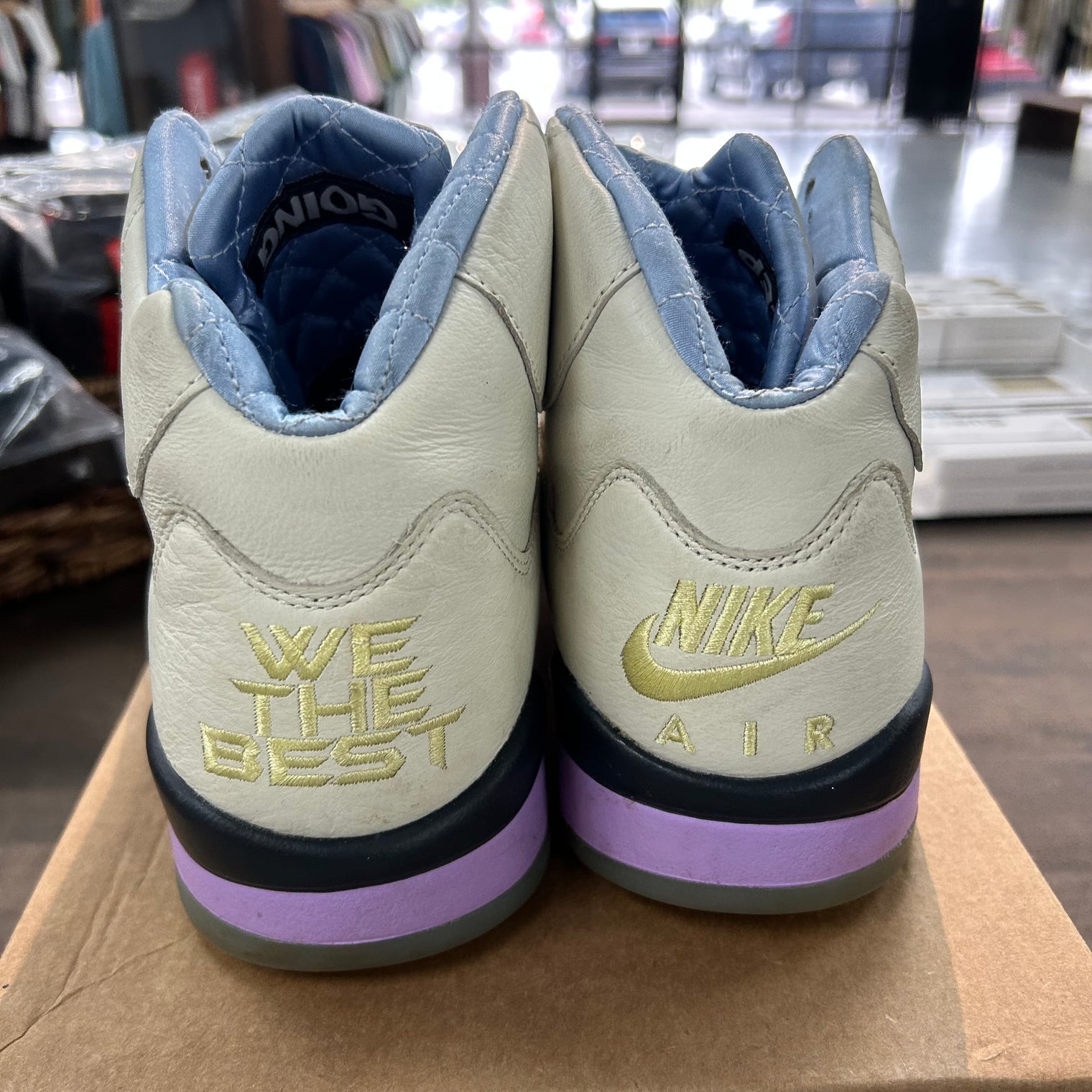DJ Khaled x Air Jordan 5 Sail (USED, No Insoles, No Box)