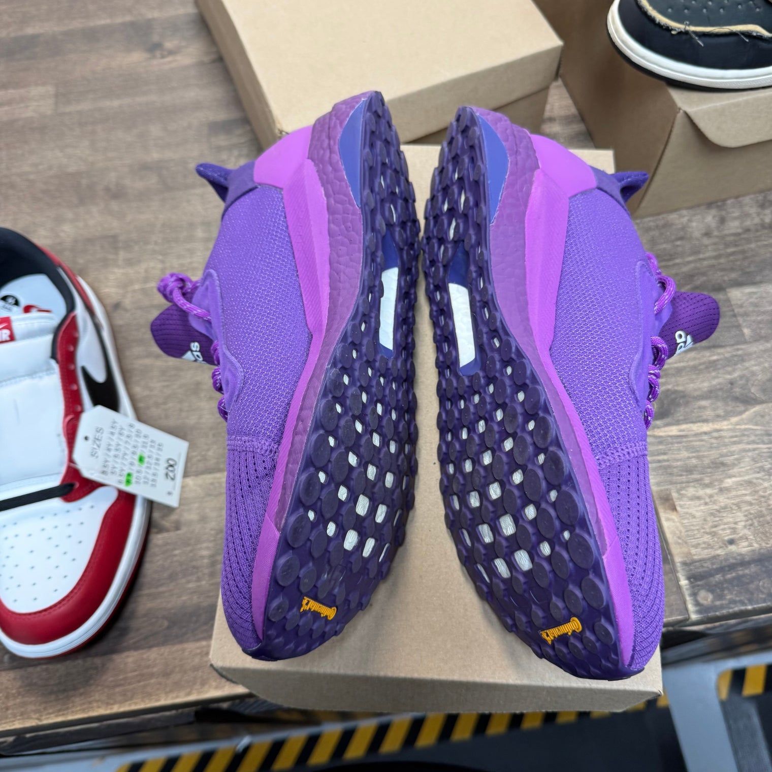 Pharrell Now is Her Time Pack Purple adidas Solar Hu PRD (USED, No Box)
