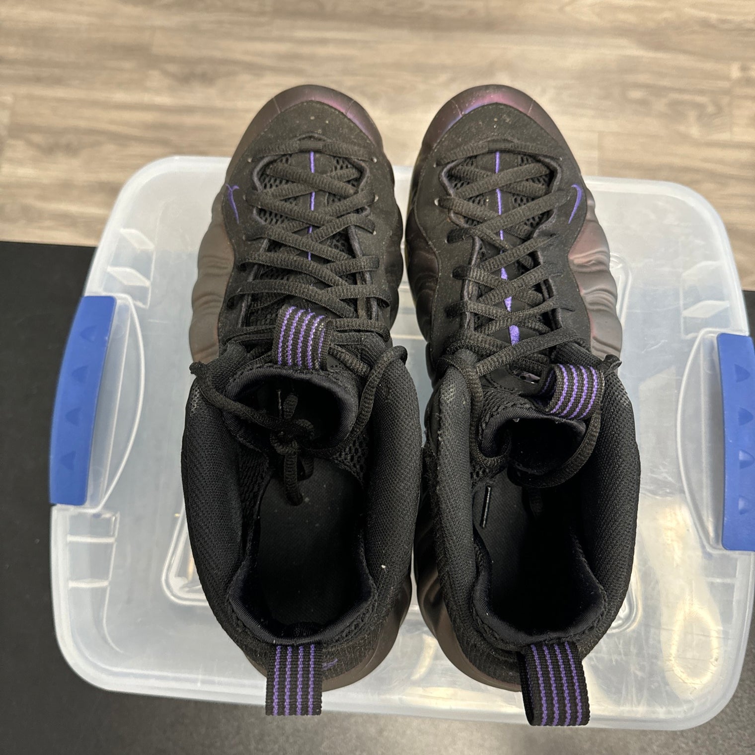 Nike Air Foamposite Eggplant (USED;NO BOX)