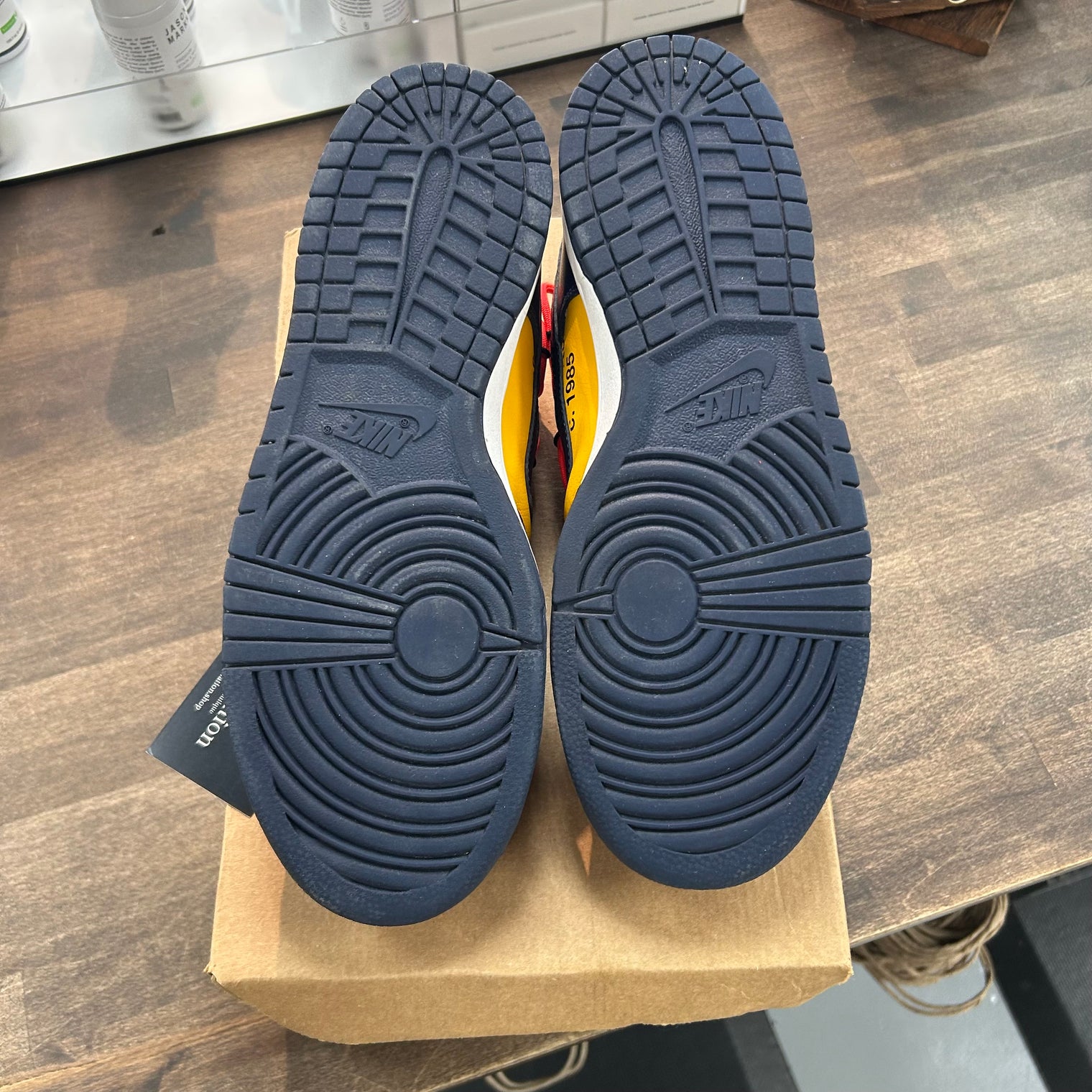 Off-White Michigan Dunk Low (USED, No Box)