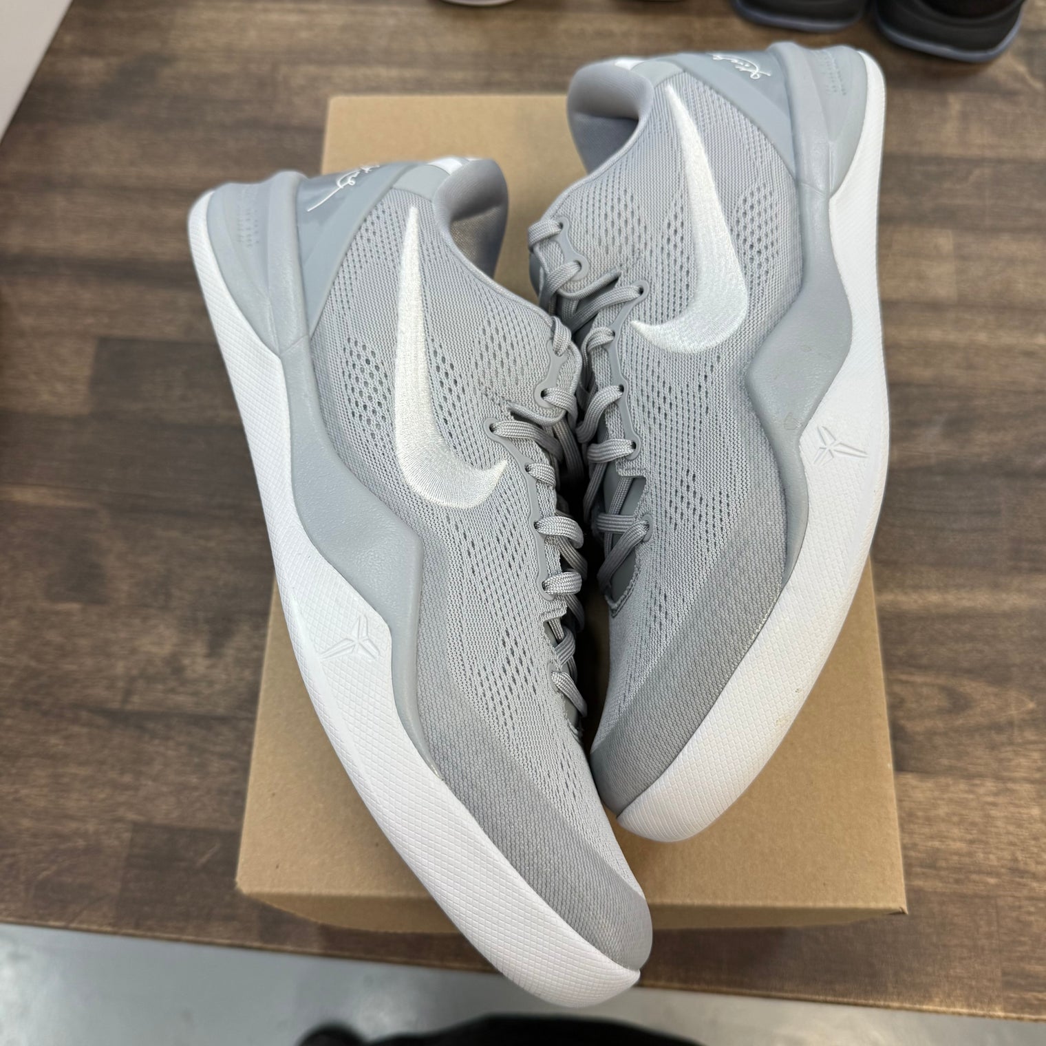 Wolf Grey Kobe 8 Protro (USED, No Box)