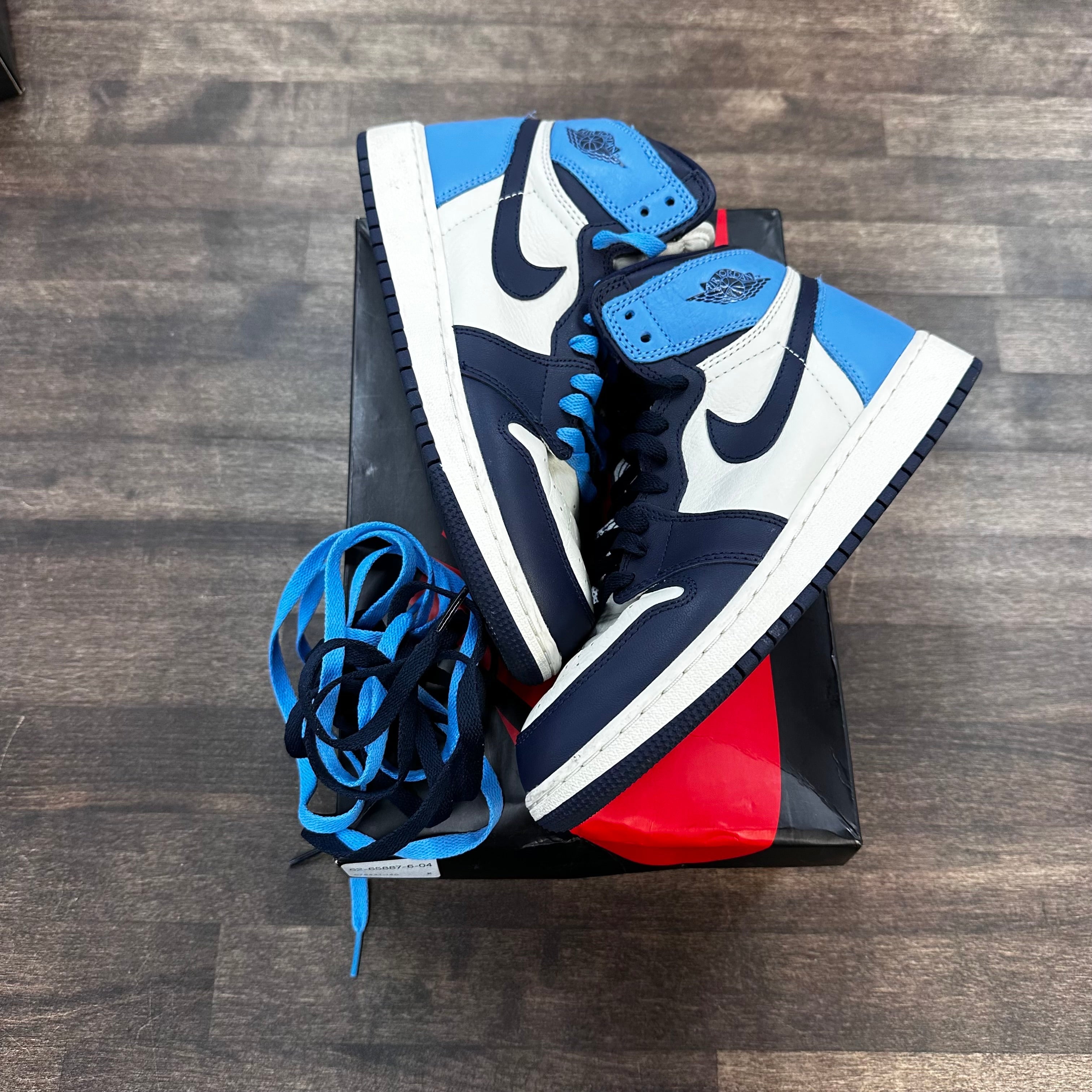 Jordan Obsidian Jordan 1 High (GS) (USED) Size 6Y (Pre-Owned) - Image 1