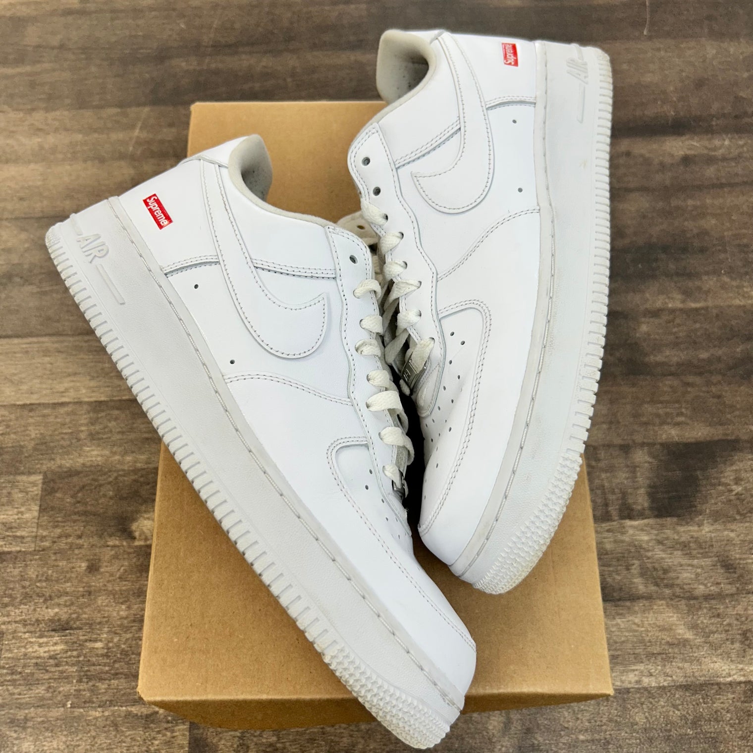 Supreme Air Force 1 Triple White (USED, No Box)