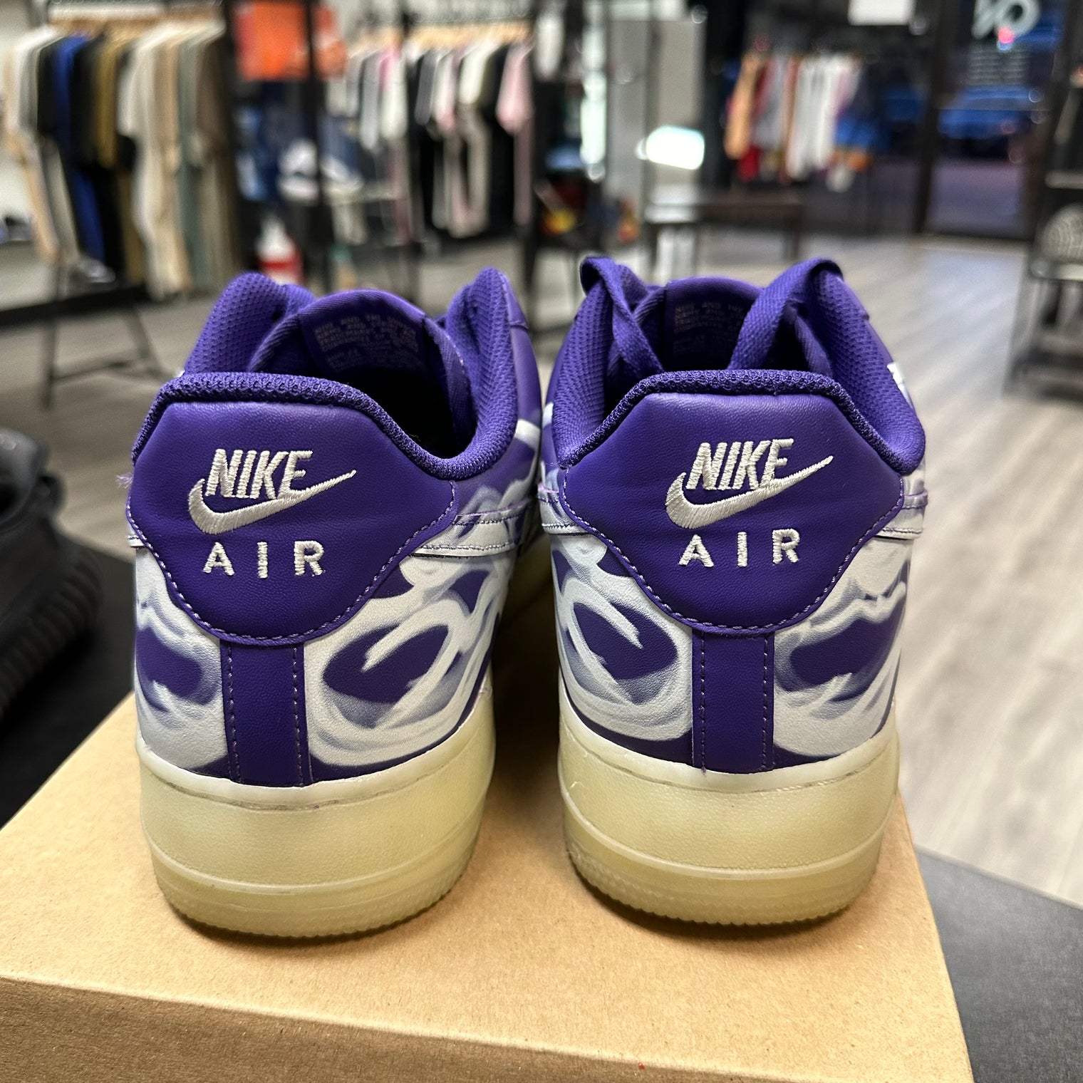 Nike Af1 Purple Skeleton (Used;no box)