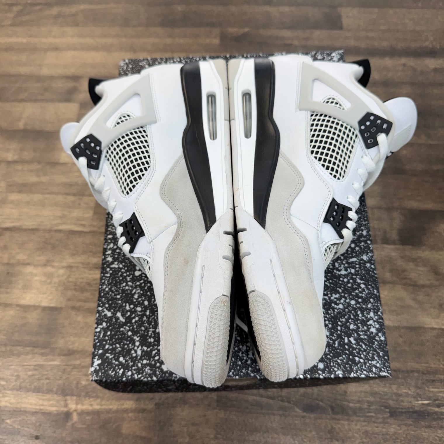 Military Black Jordan 4 Retro (USED)