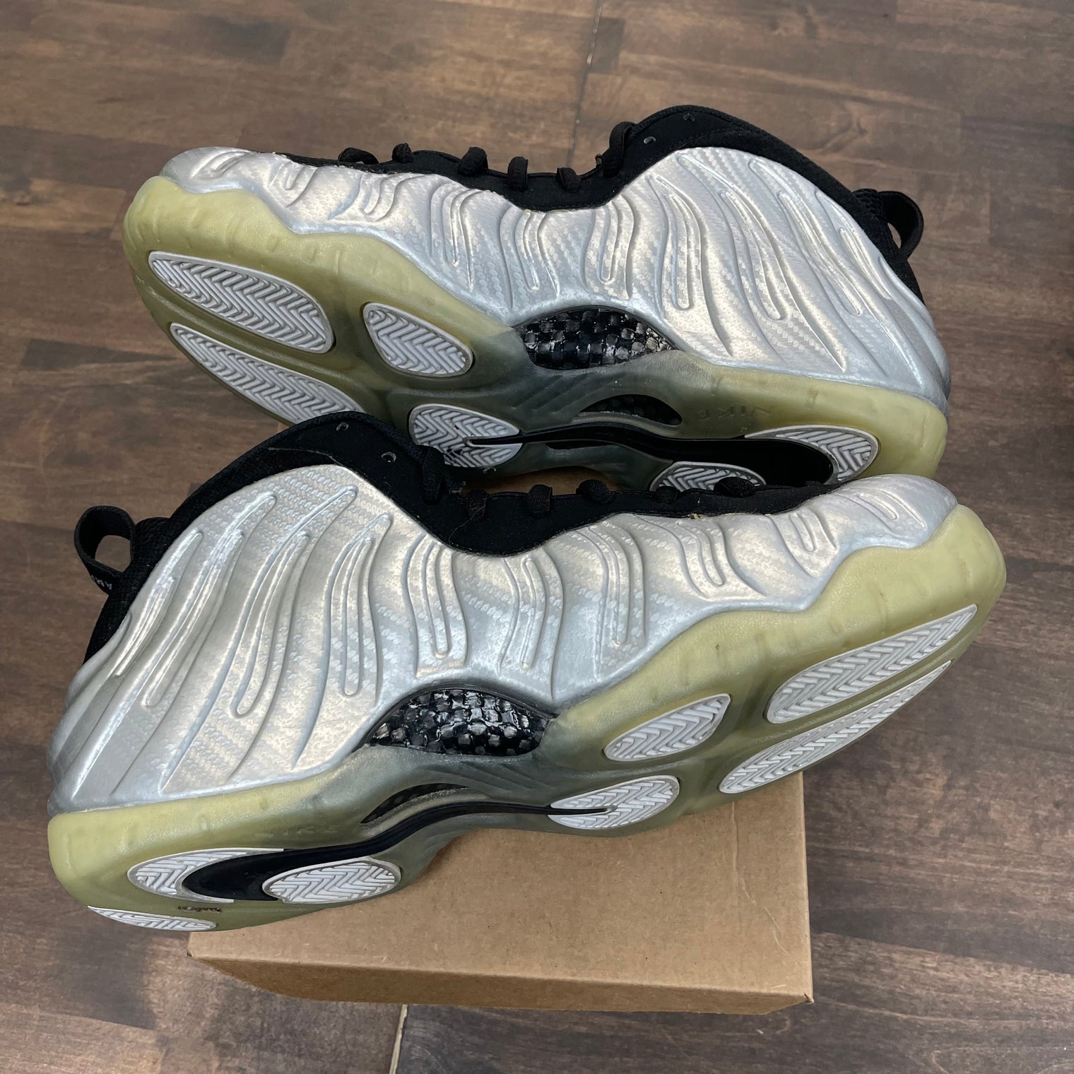 Silver Surfer Foamposite One (USED, no box, no insoles)