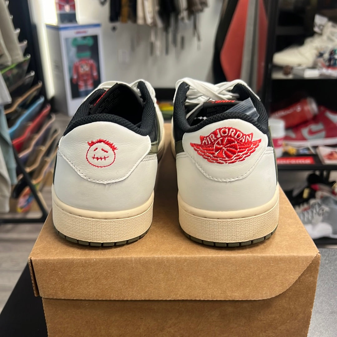 Jordan 1 Retro Low OG SP Travis Scott Olive (USED,no box)