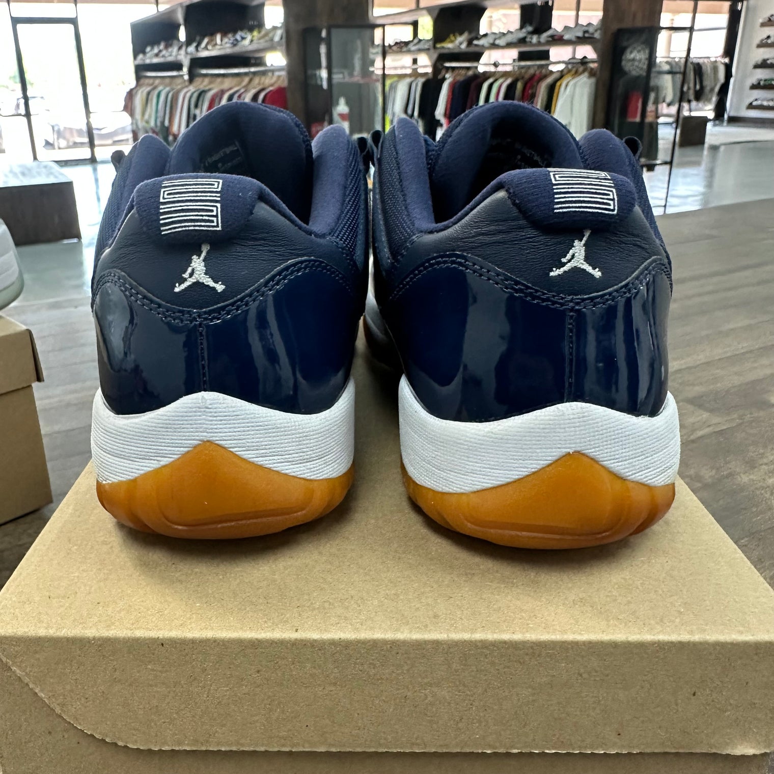 Navy Gum Jordan 11 Low (USED, No Box)
