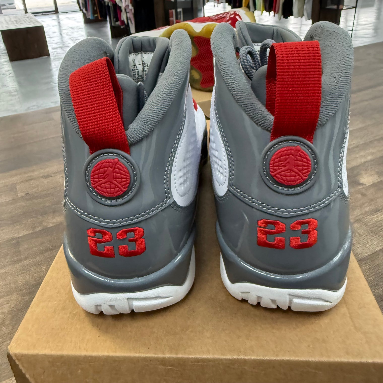 Fire Red Jordan 9 (USED, No Box)