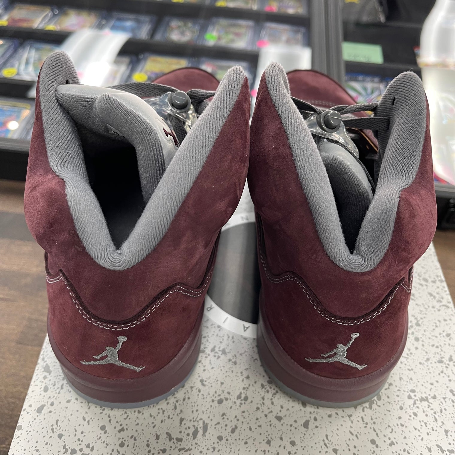 Burgundy Jordan 5 (USED)