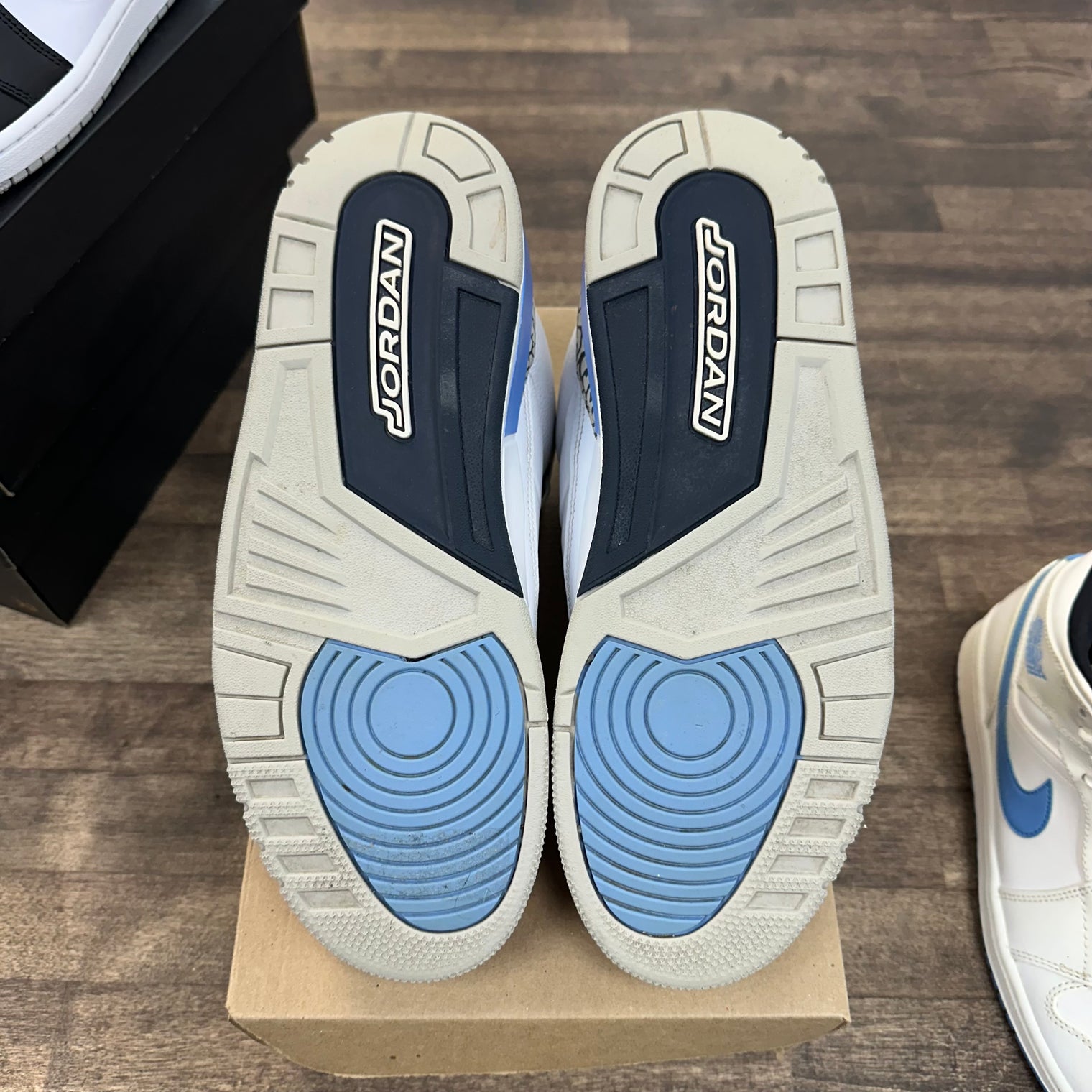 UNC Jordan 3 2020 (USED, No Box)