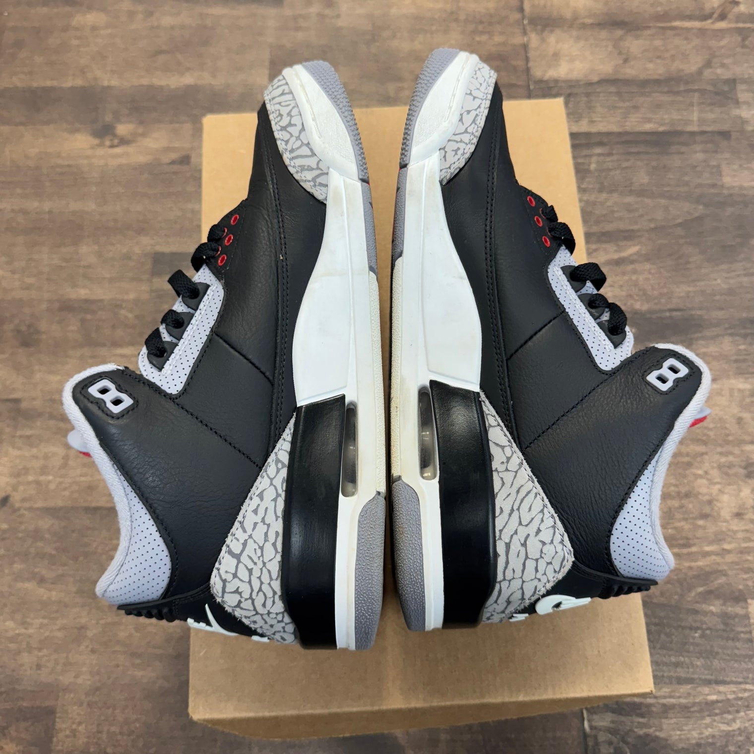 Black Cement Jordan 3 (2024) (USED, No Box)