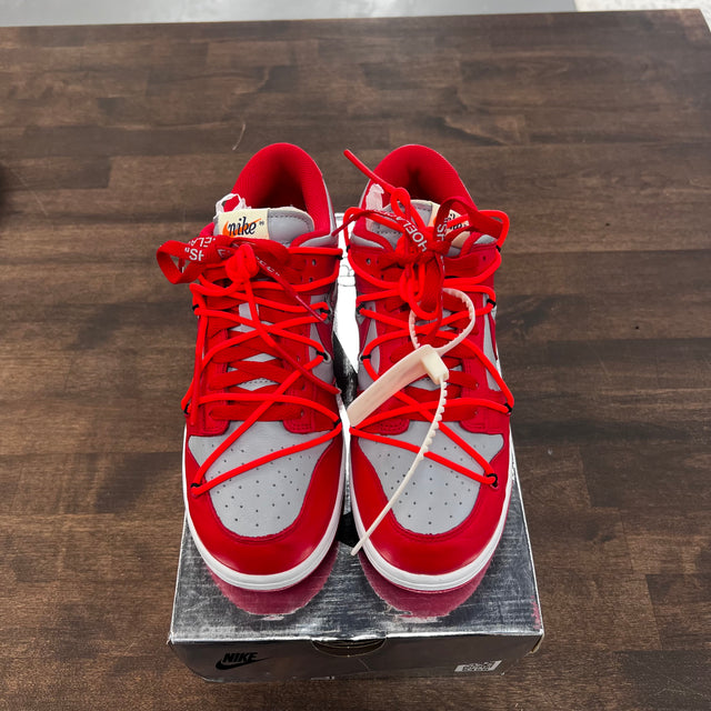 University Red Off-White Dunk Low (USED)
