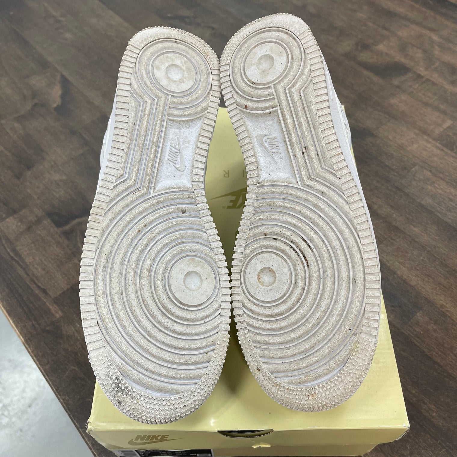 Billie Eilish Triple White Air Force 1 (USED)