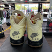 Off-White Sail Jordan 5 (USED)