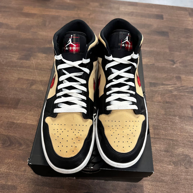 Tartan Swoosh Jordan 1 Mid (USED)