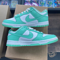 (W) Green Glow Dunk Low (USED,No Box)