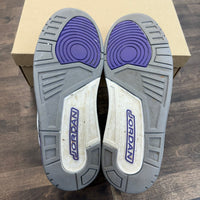 Dark Iris Jordan 3 (USED, No Box,No Insoles)