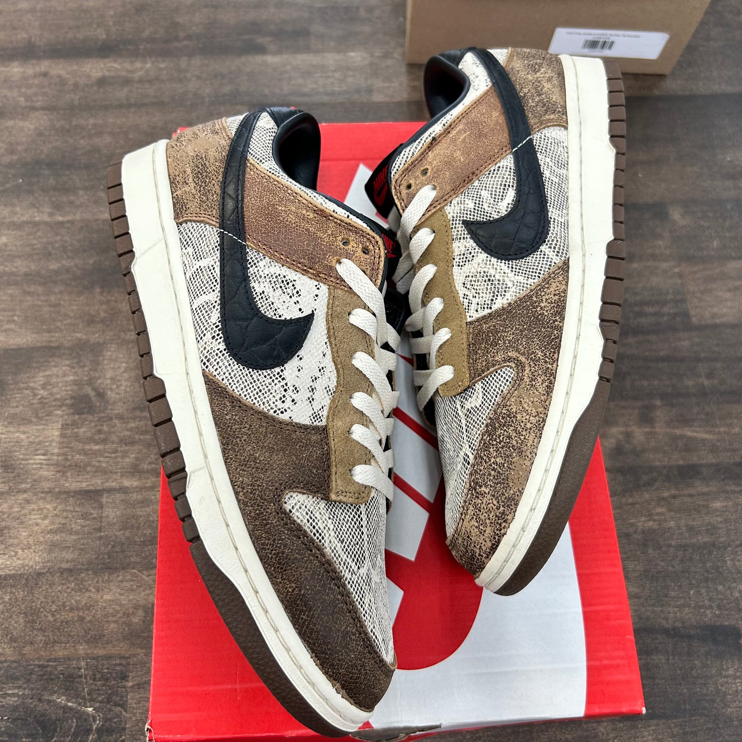 COJP Brown Snakeskin Dunk Low Premium (USED)