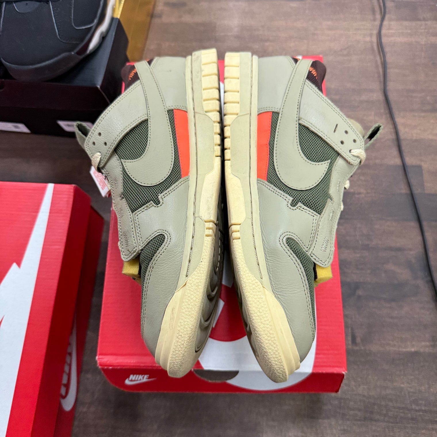 Medium Olive Nike Air Dunk Jumbo (USED)
