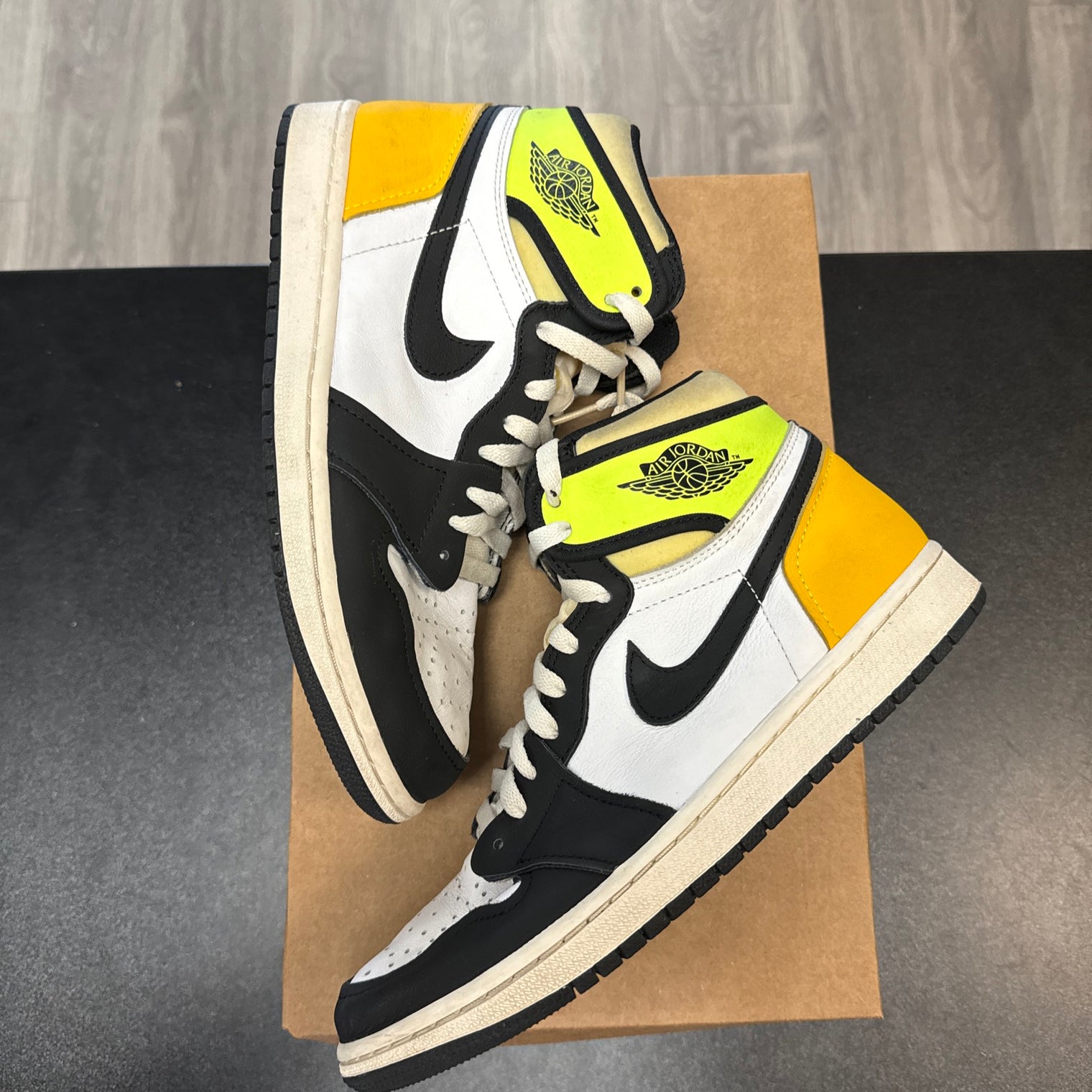 Volt Gold Jordan 1 High (USED;NO BOX)