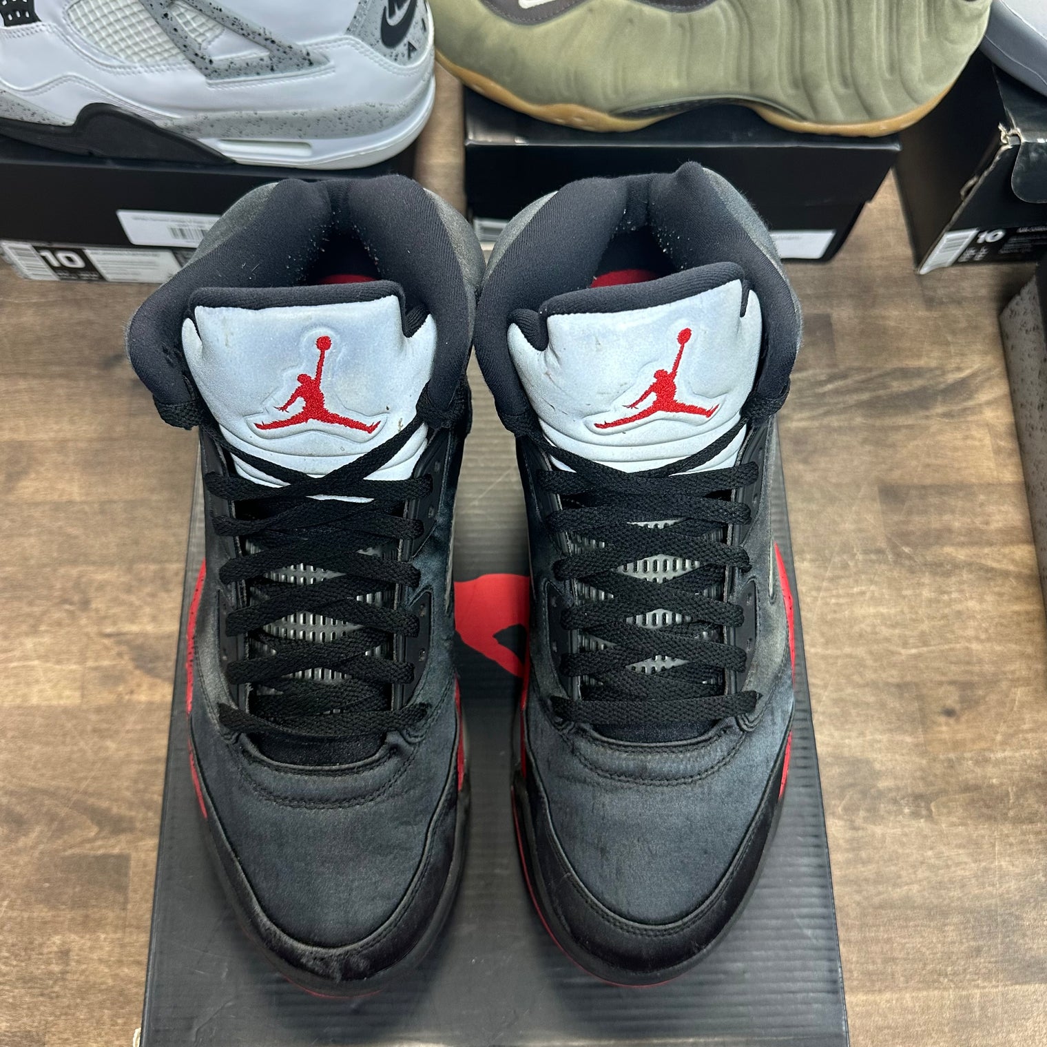 Satin Bred Jordan 5 Retro (USED, Replacement Box)