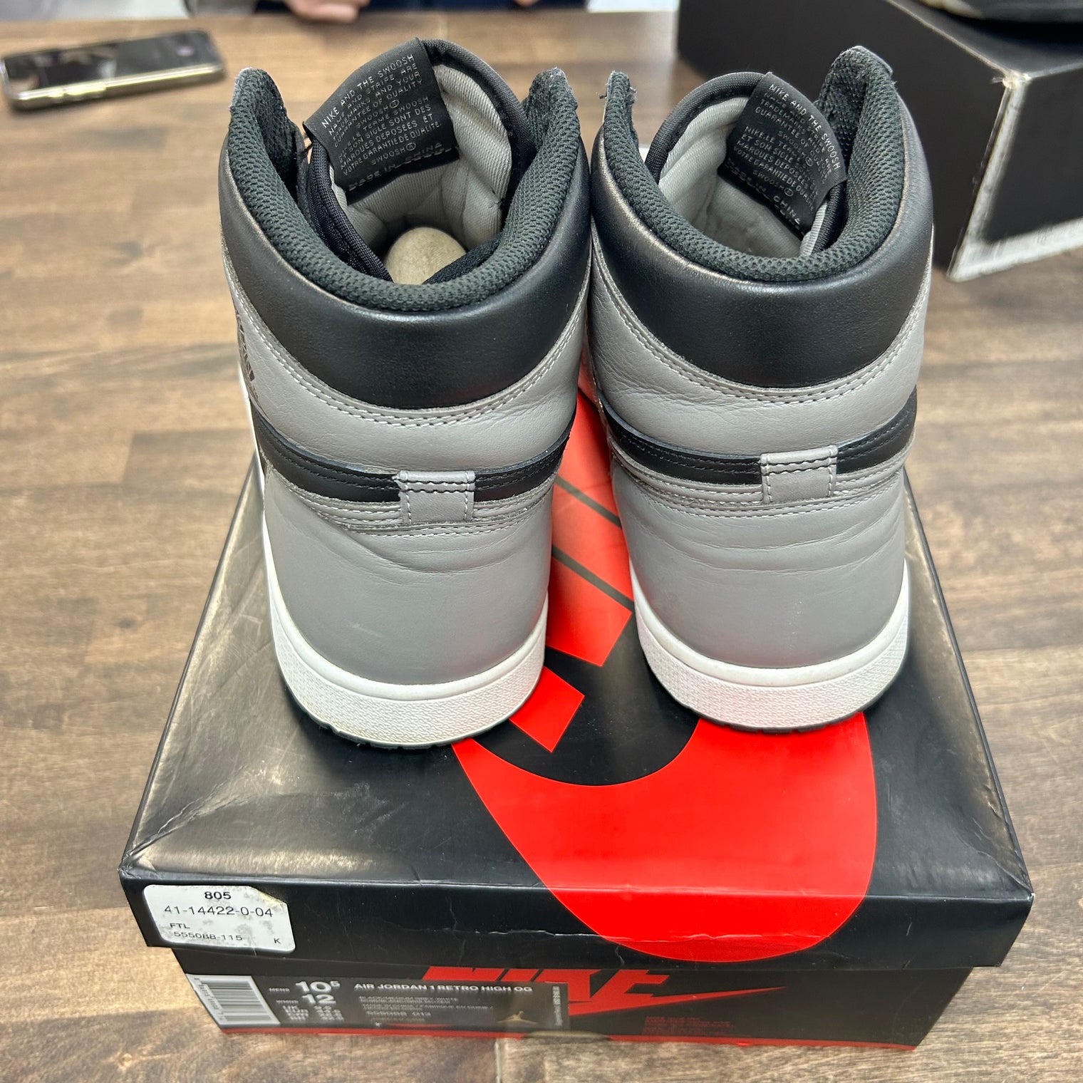 Shadow Jordan 1 High (2018) (USED)