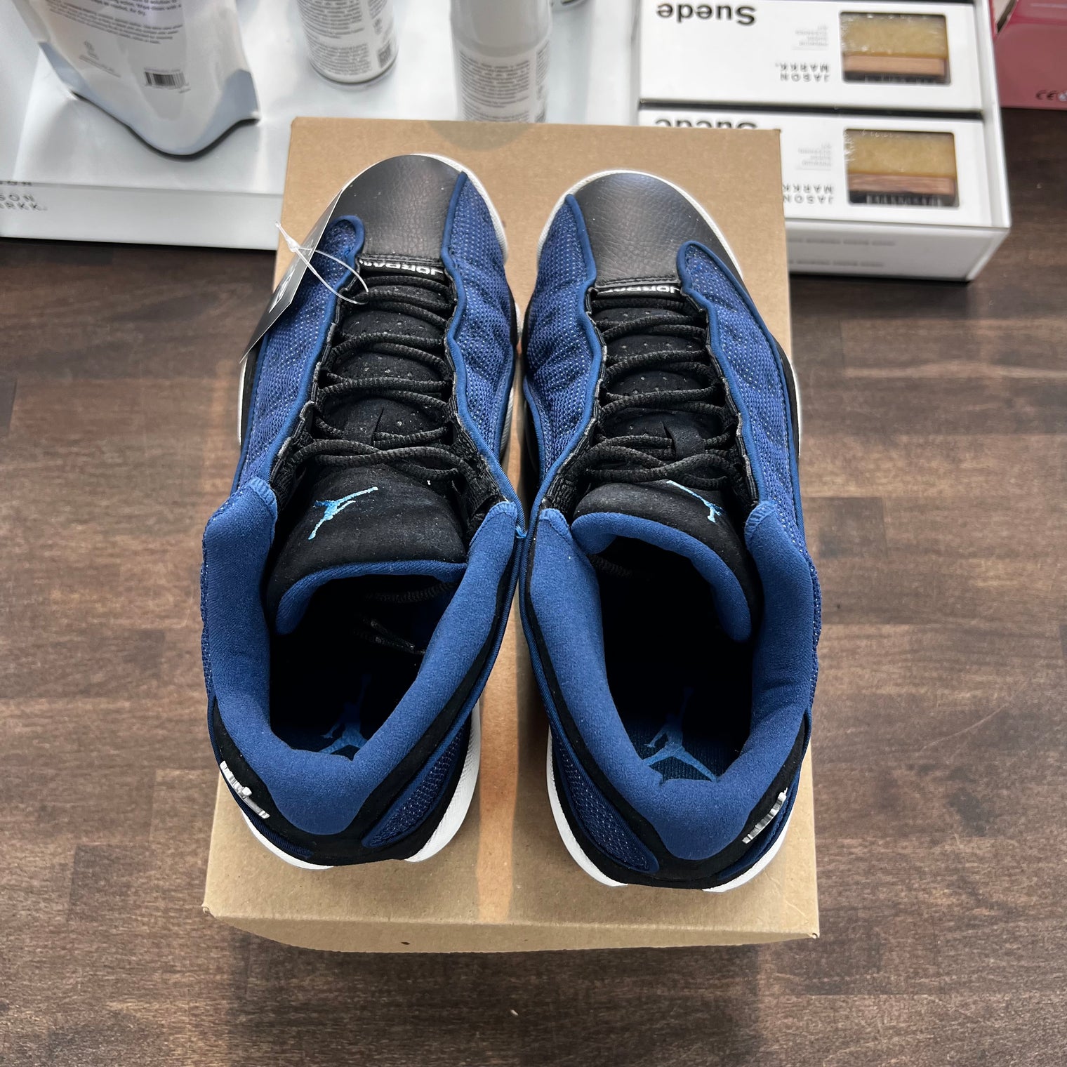 Brave Blue Jordan 13 Low (USED, No Box)