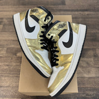 Patent Gold Jordan 1 Mid (USED)