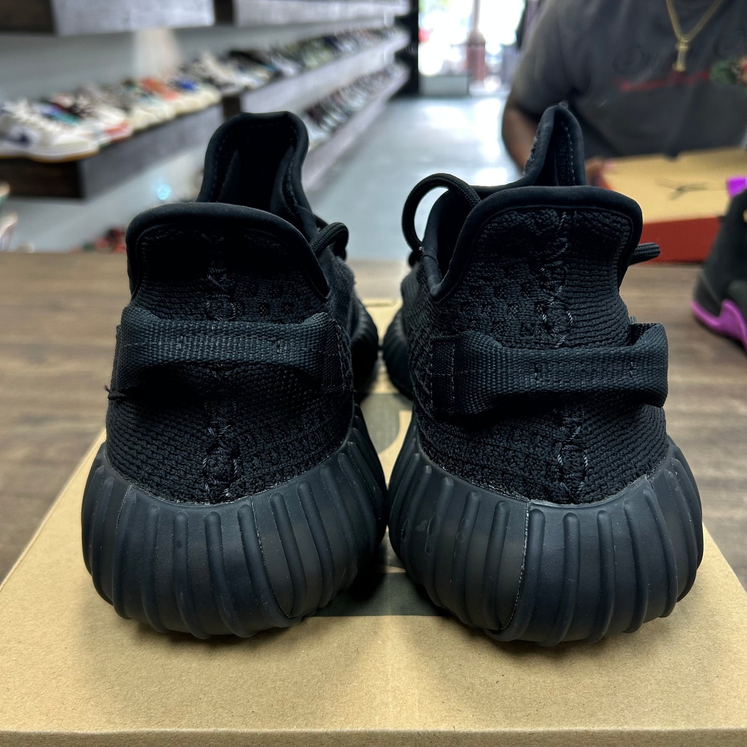 Onyx Yeezy 350 (Lightly Worn)