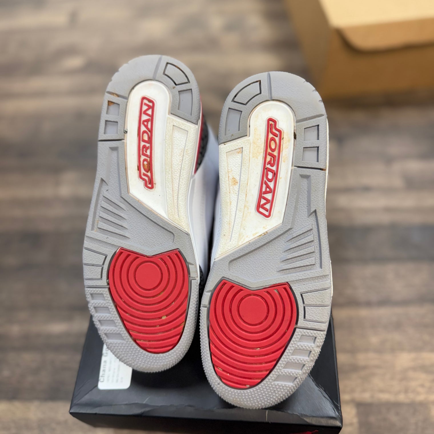 Fire Red Jordan 3 Retro (GS) (USED)
