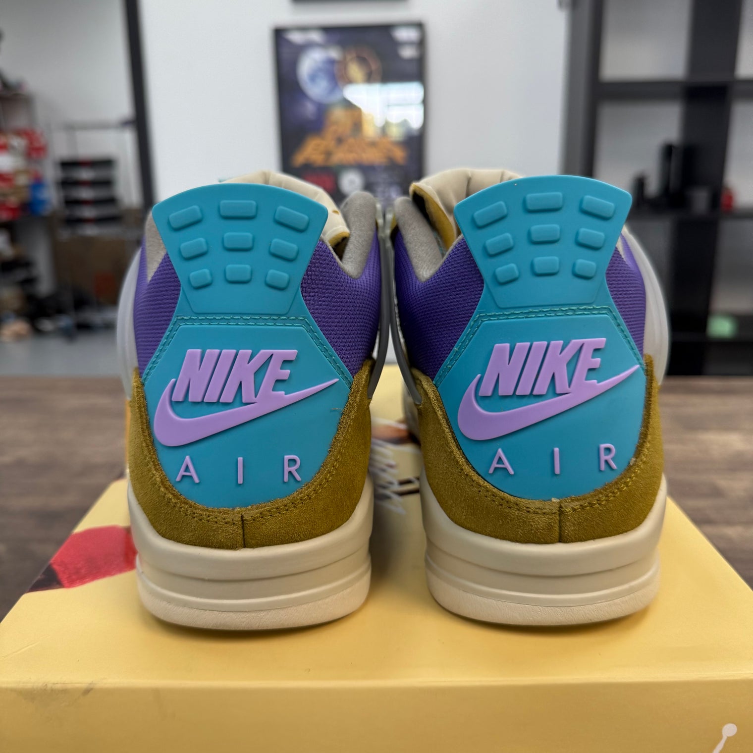Desert Moss Union Jordan 4 (Lightly Worn)