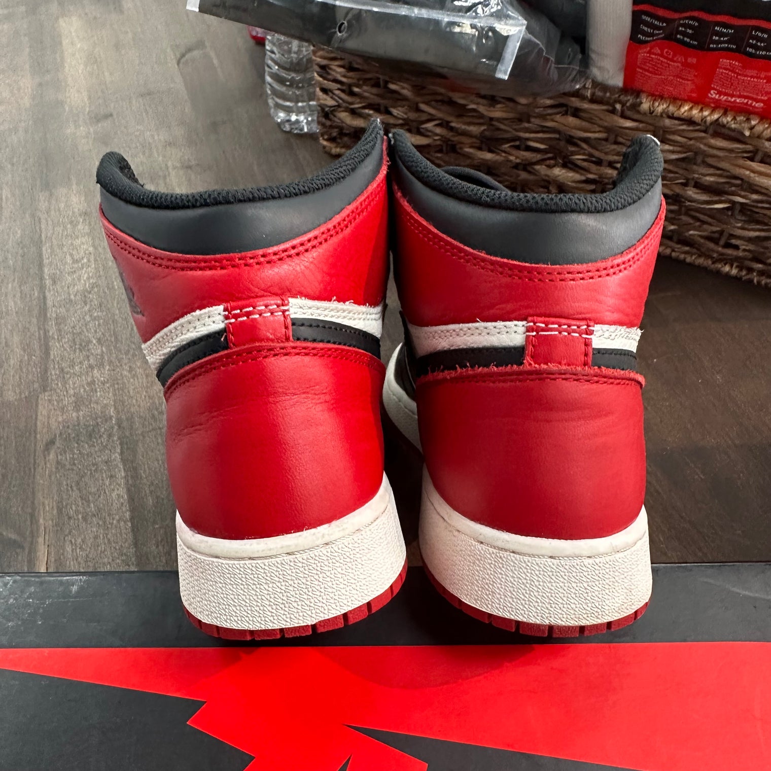 Bred Toe Jordan 1 High (GS) (USED)