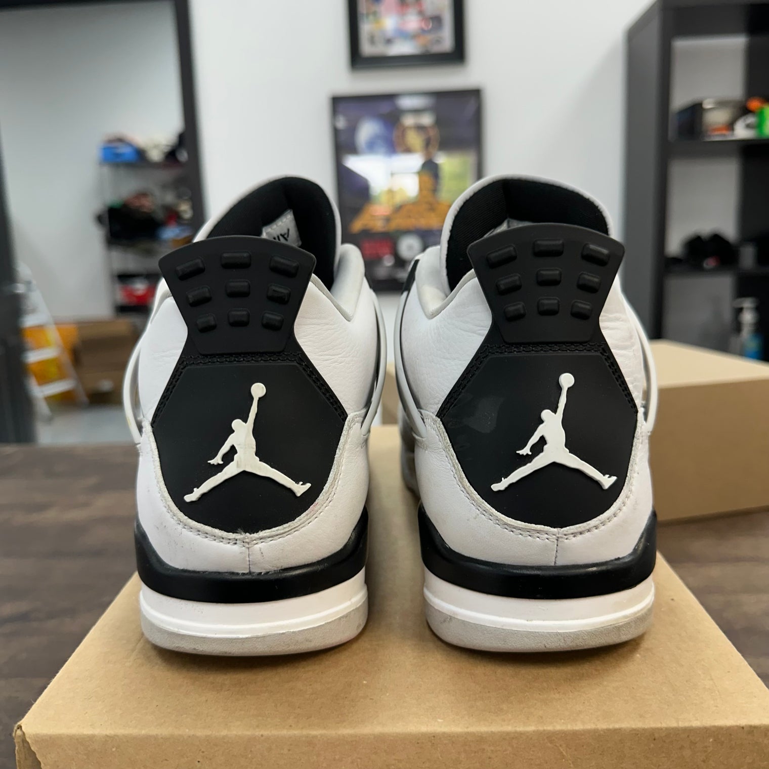 Military Black Jordan 4 (USED,No Box)