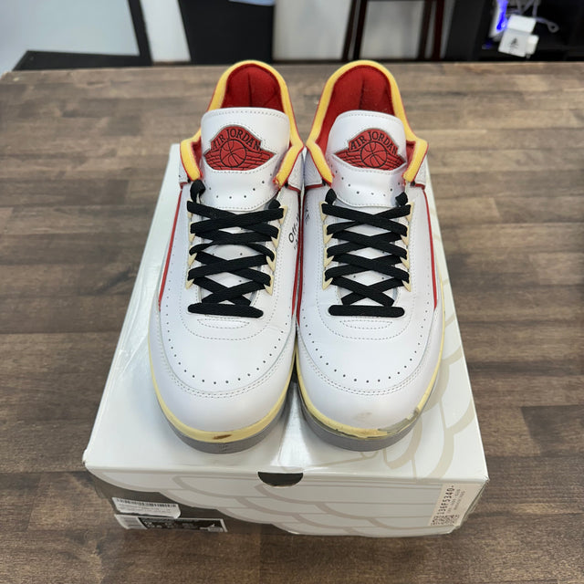 Off-White White Red Jordan 2 Low SP (USED)