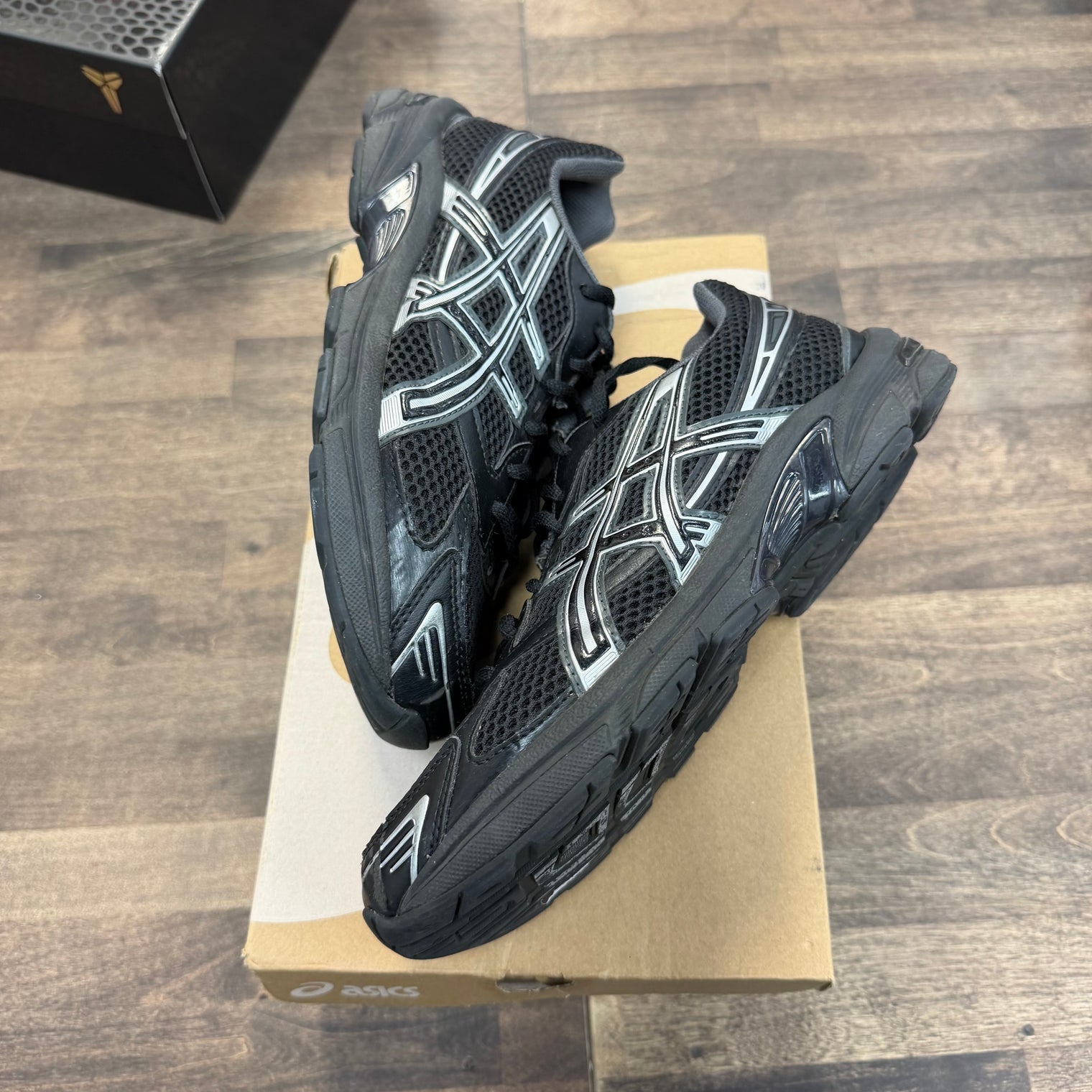 Pure Black Silver Gel-1130 ASICS (USED)