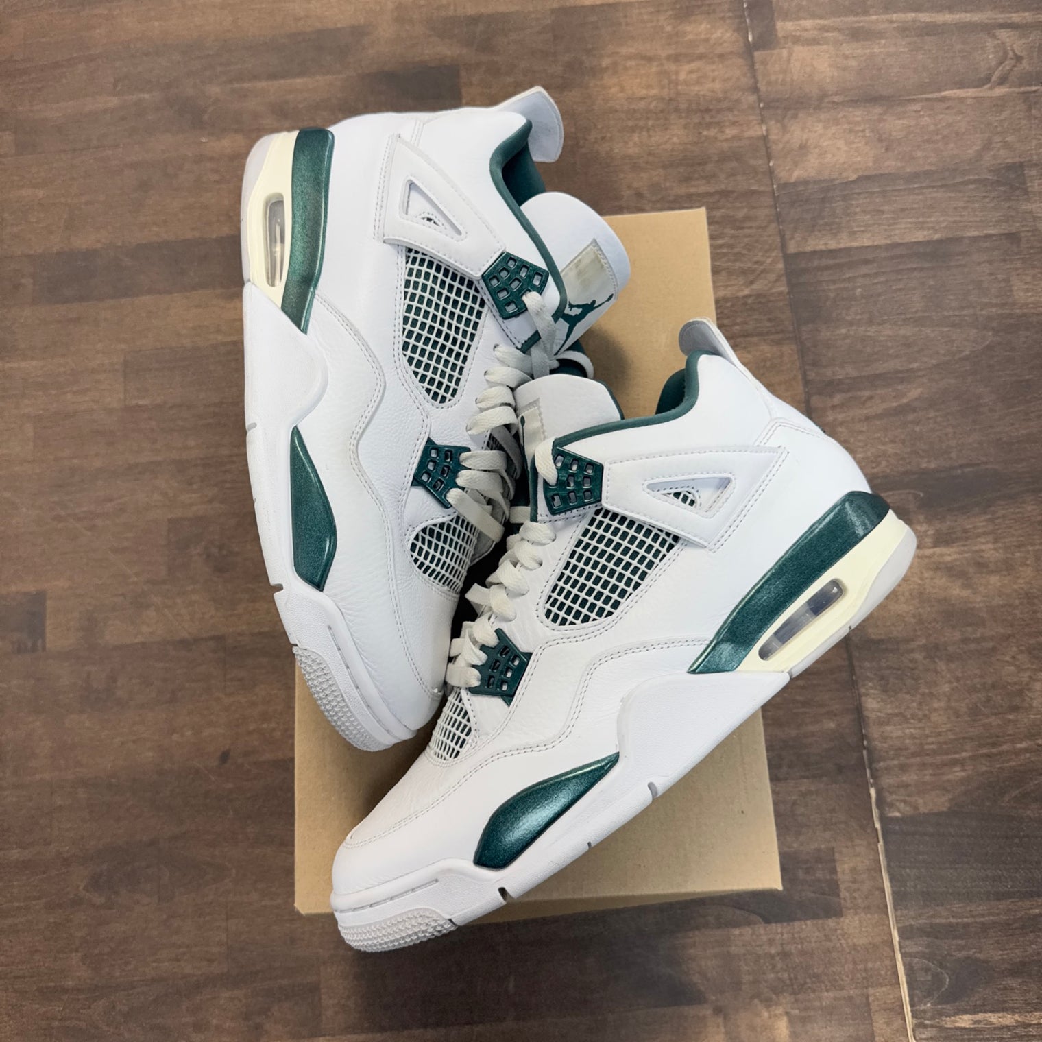 Oxidized Green Jordan 4 (USED, No Box)