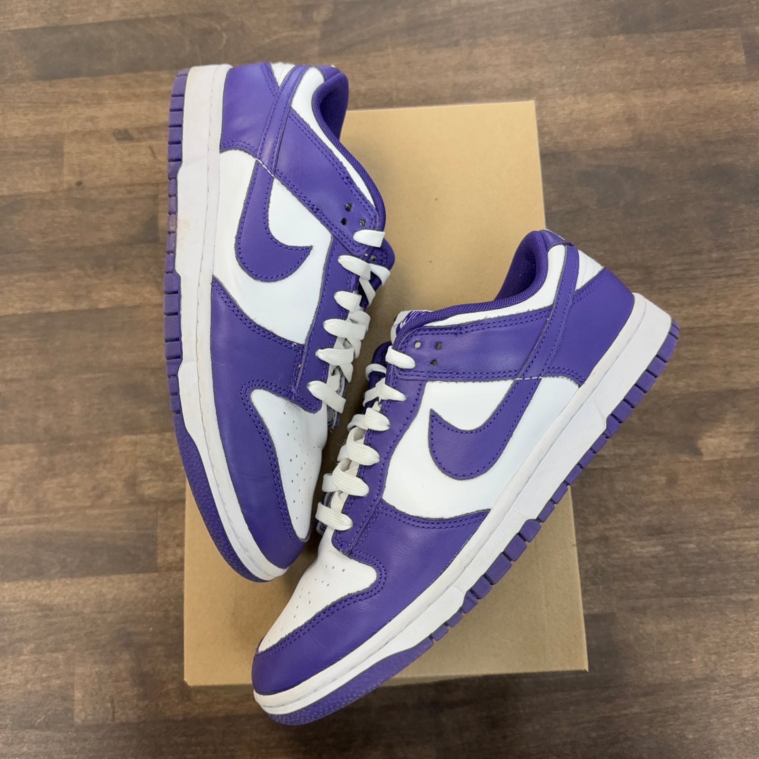 Court Purple Dunk Low (USED, No Box)