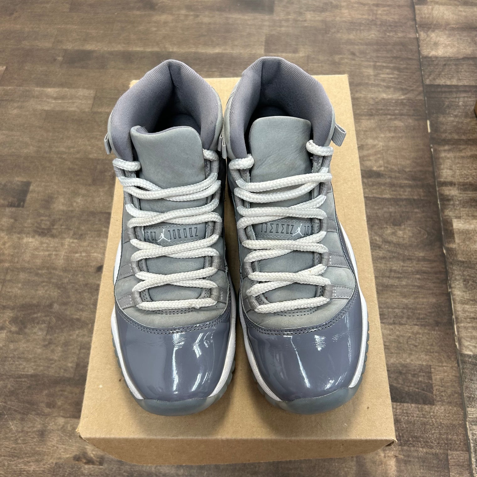 Jordan 11 Retro Cool Grey (GS) (2021) (US 5.5Y) (USED, No Box)