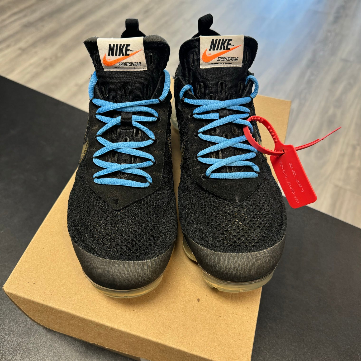 Off-White Nike Vapormax Black (Used, no box)