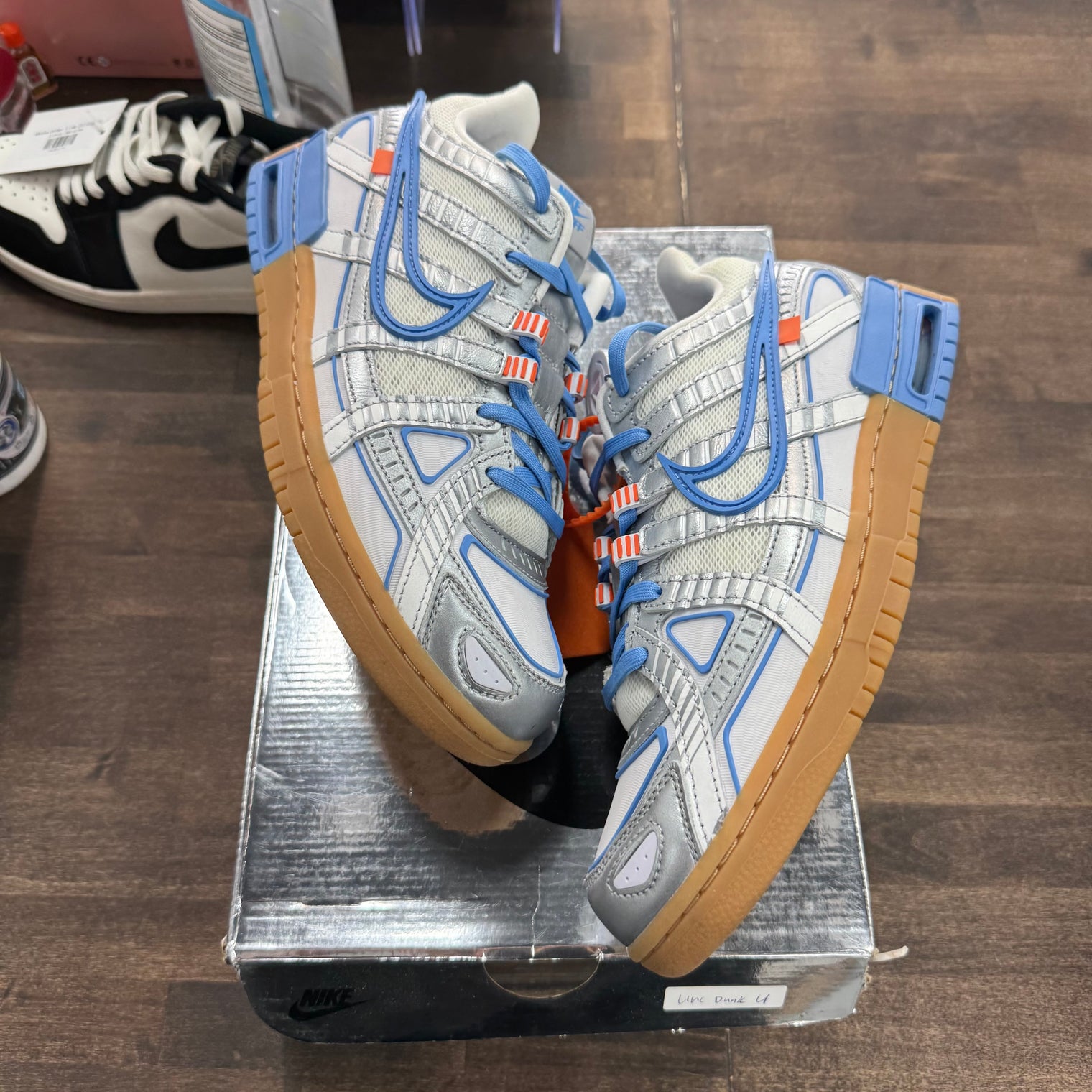 Off-White UNC Rubber Dunk Low (USED)