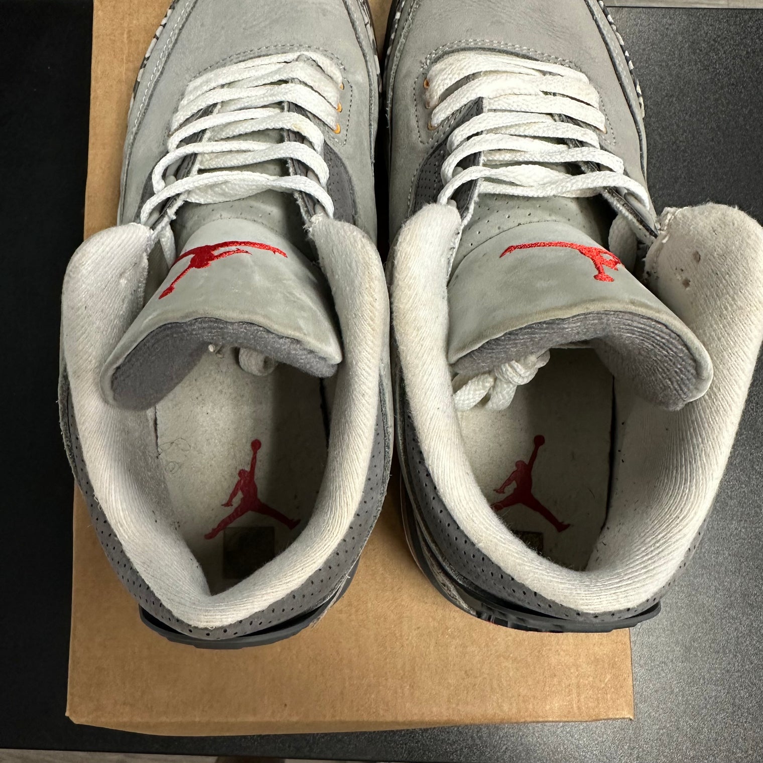 Cool Grey Jordan 3 (USED;NO BOX)