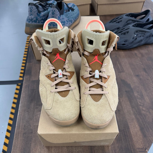 Travis Scott British Khaki Jordan 6 Retro (USED, No Box)