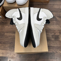 White Elephant Print Jordan 1 Mid (USED, No Box)