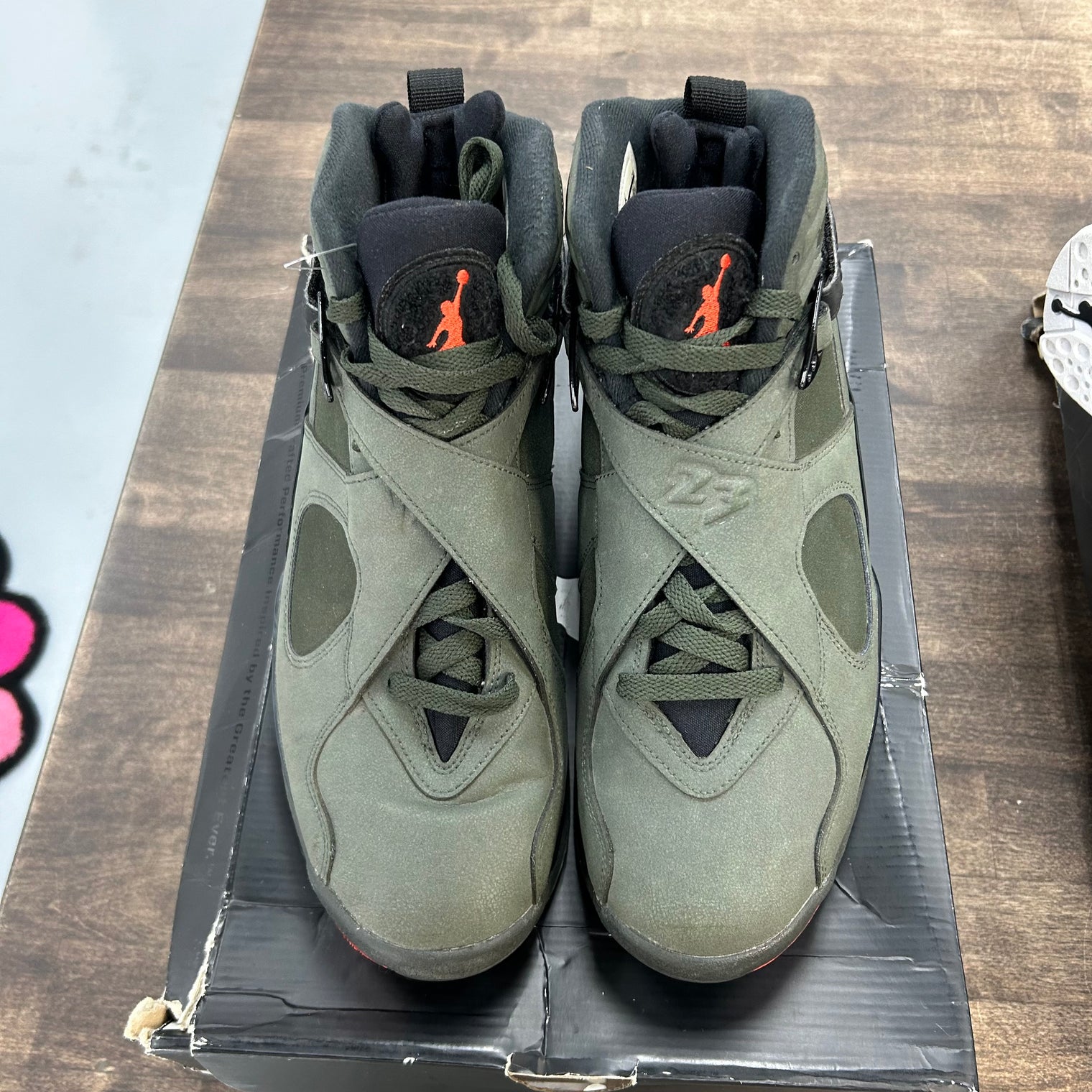 Undefeated Jordan 8 Retro (USED, Replacement Box)